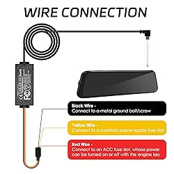 Pelsee Dash Cam Hardwire Kit, Type-C Full Set Hard