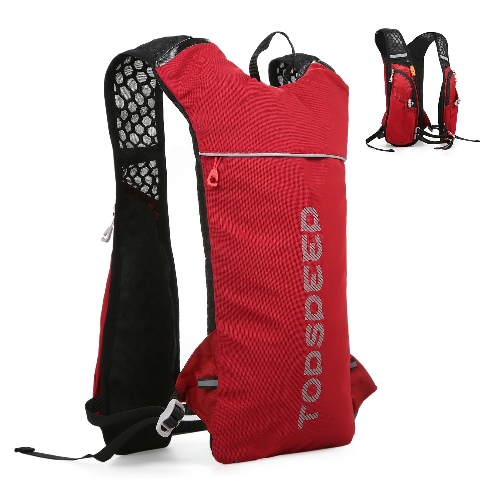 Lixada Hydration Backpack, Hydration Bag Running Backpack Lightweight 5 Liters Large Capacity Outdoor Riding Backpack for Running, Riding, Jogging