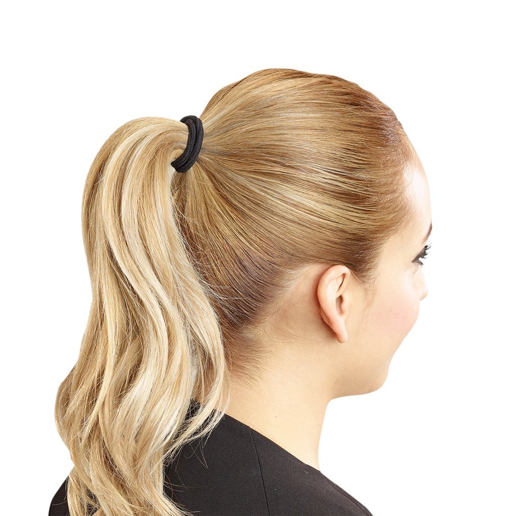 Revlon Extra Thick Black Hair Elastics, 15 Count : Beauty