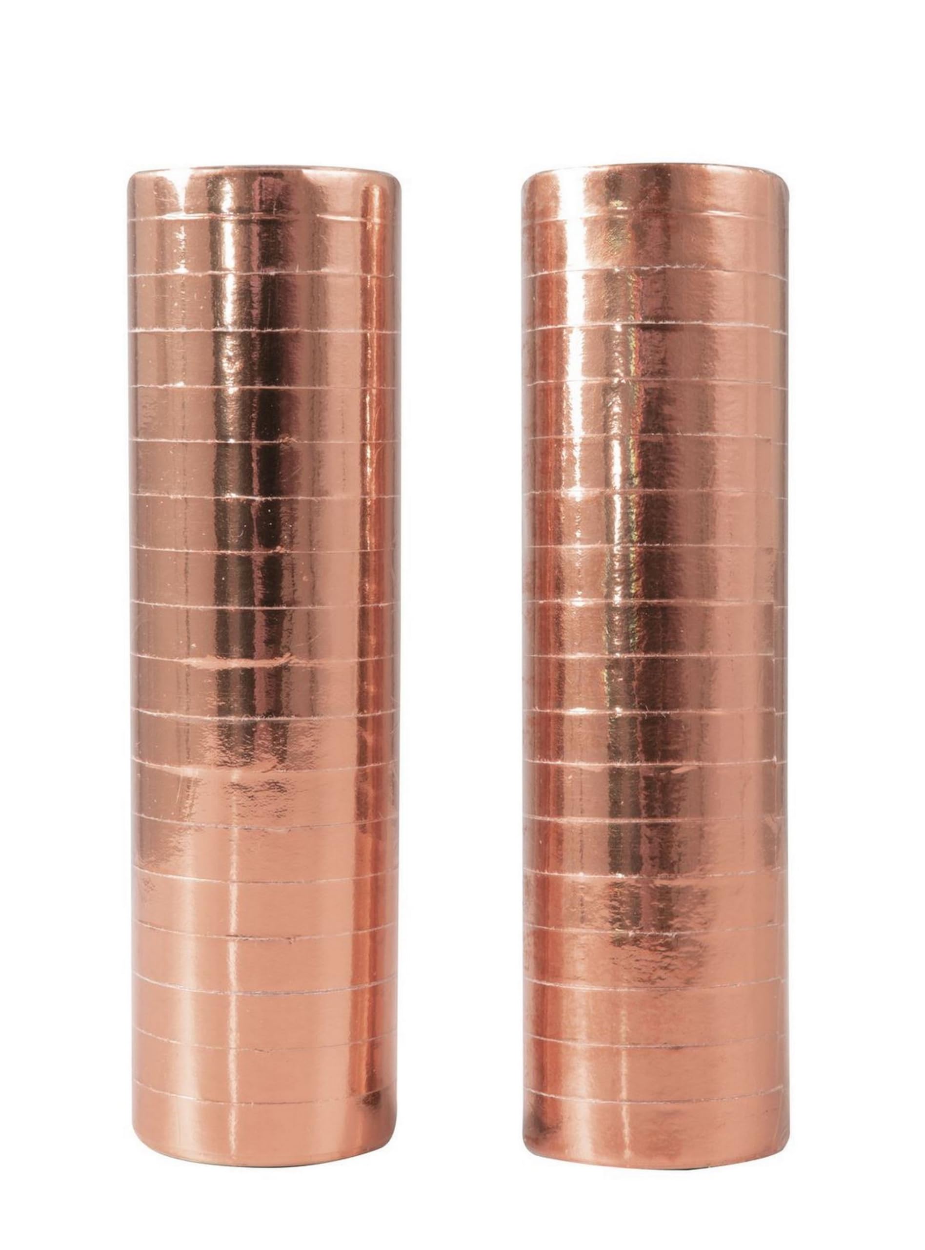 P'tit Clown re63182 – Pack of 2 Rolls of Rose Gold Streamers