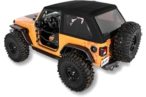 Bestop 5493035 Trektop Glide - '18-Current Wrangler JL 2-Door (Black Diamond)