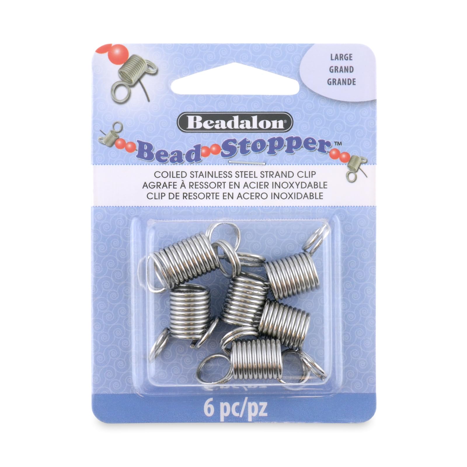 Beadalon 6-Piece Large Bead Stopper
