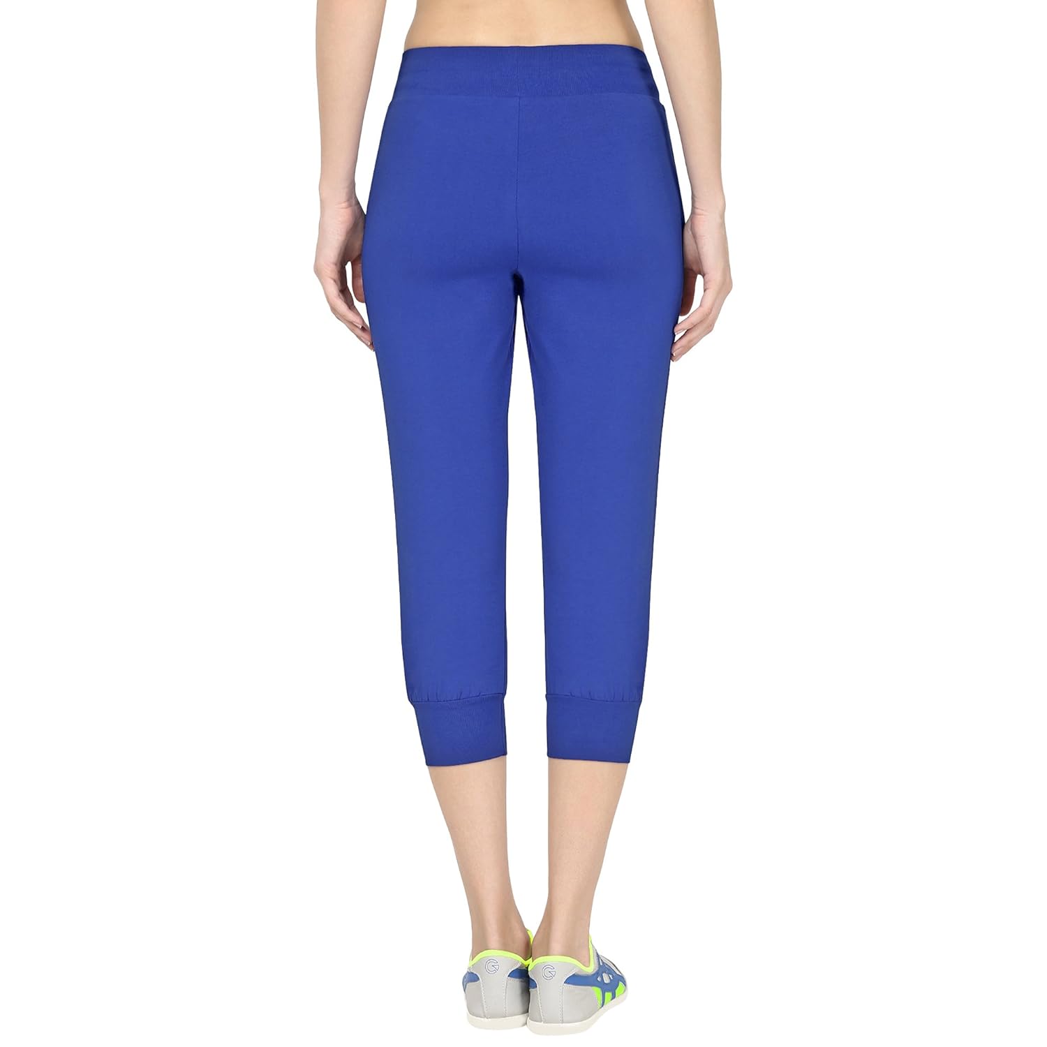 onesport blue regular fit sports track pants for women(onsp42rb)