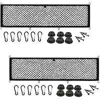thumbnail image 2 of RED WOLF 2-Pack Cargo Mesh Pocket Nets – For Car Trunk, RV, Boat Storage (17.7x9.8 In Each) 2 of 12