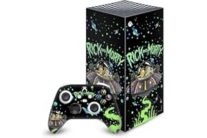 Head Case Designs Officially Licensed Rick And Morty The Space Cruiser Graphics Vinyl Sticker Gaming Skin Decal Cover Compatible With Xbox Series X