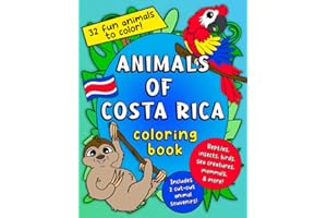 Animals of Costa Rica: Coloring Book