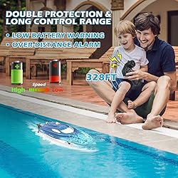 DEERC Full Proportional Remote Control Boat with