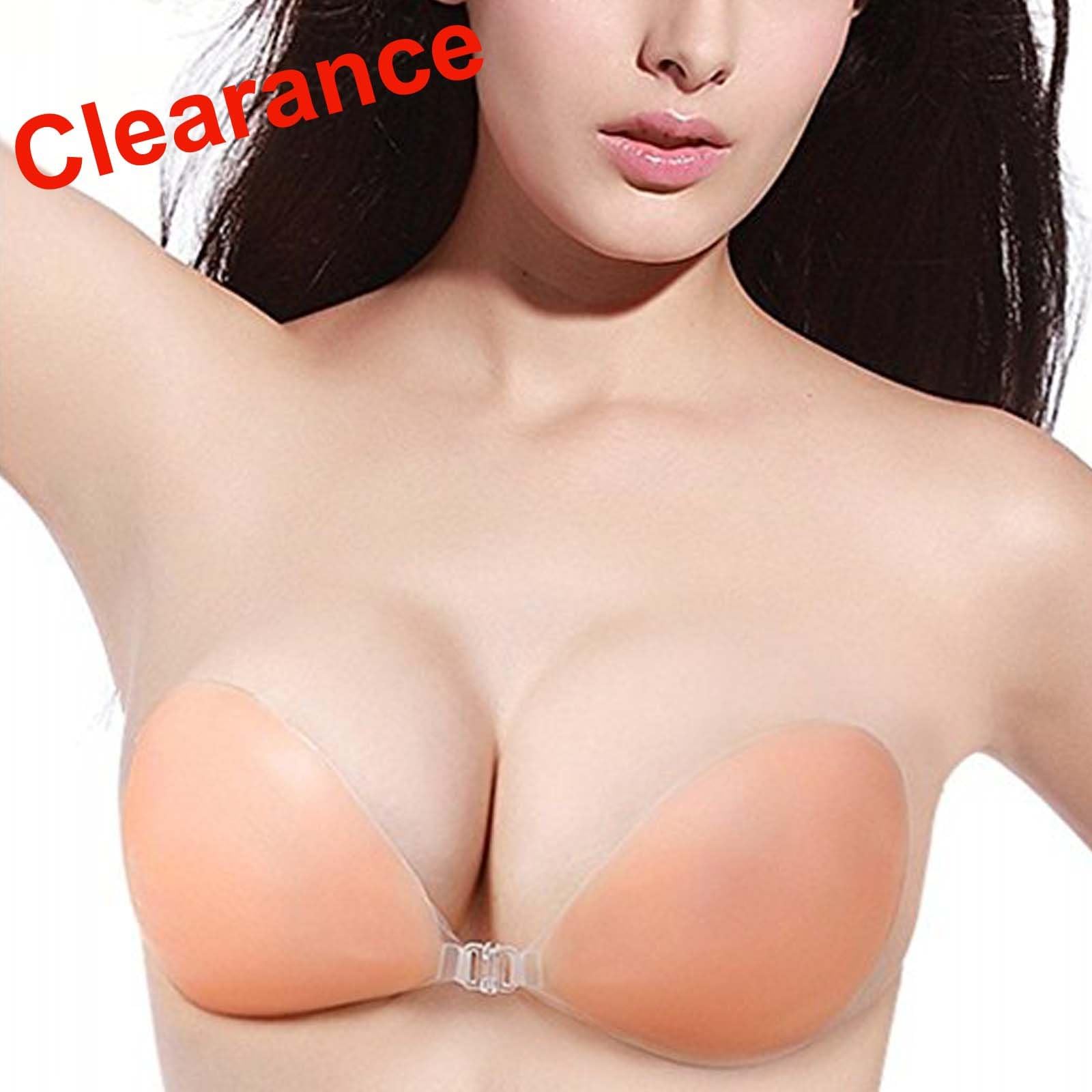Women Silicone Adhesive Stick On Push Up Gel Strapless Backless Invisible Bra A B C D Cup MCBoson