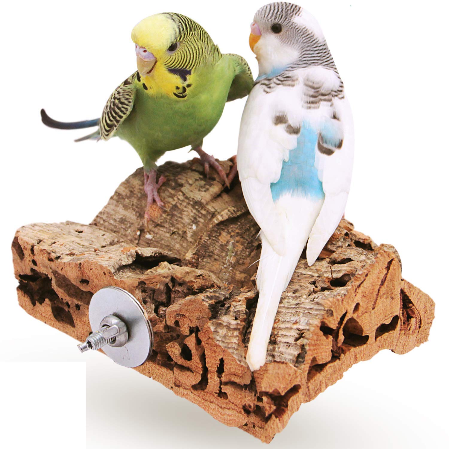 Cork Platform 'S' Sensational Nibbler Toy - Ideal Bird Cage Accessory for Budgies
