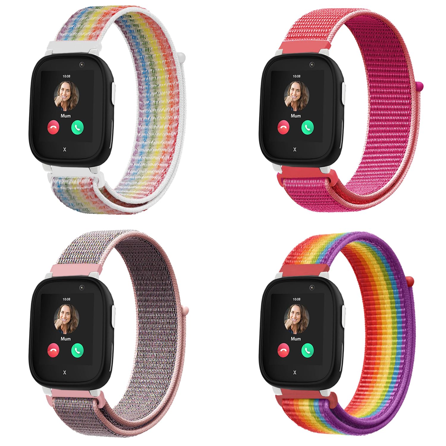 VELULYX Kids Nylon Band for Xplora X6, XPLORA Kids Smartwatch Girls Boys Replacement Straps for Xplora X6 Play