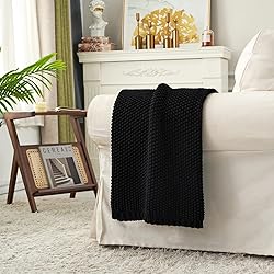 Longhui bedding Chunky Cable Knit Throw Blanket