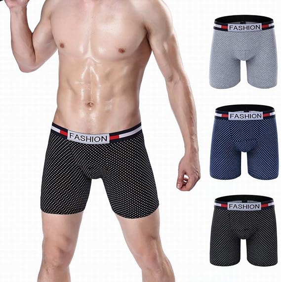 Amazon メンズ ボクサーパンツ 3枚セット ストレッチインナー 男性下着 ボクサーブリーフ プリント 通気性良い 快適 Xl 水玉柄 ボクサー 通販