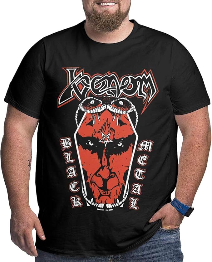 Venom Band Man's Trend Extra Large Code TShirt XL Black Clothing