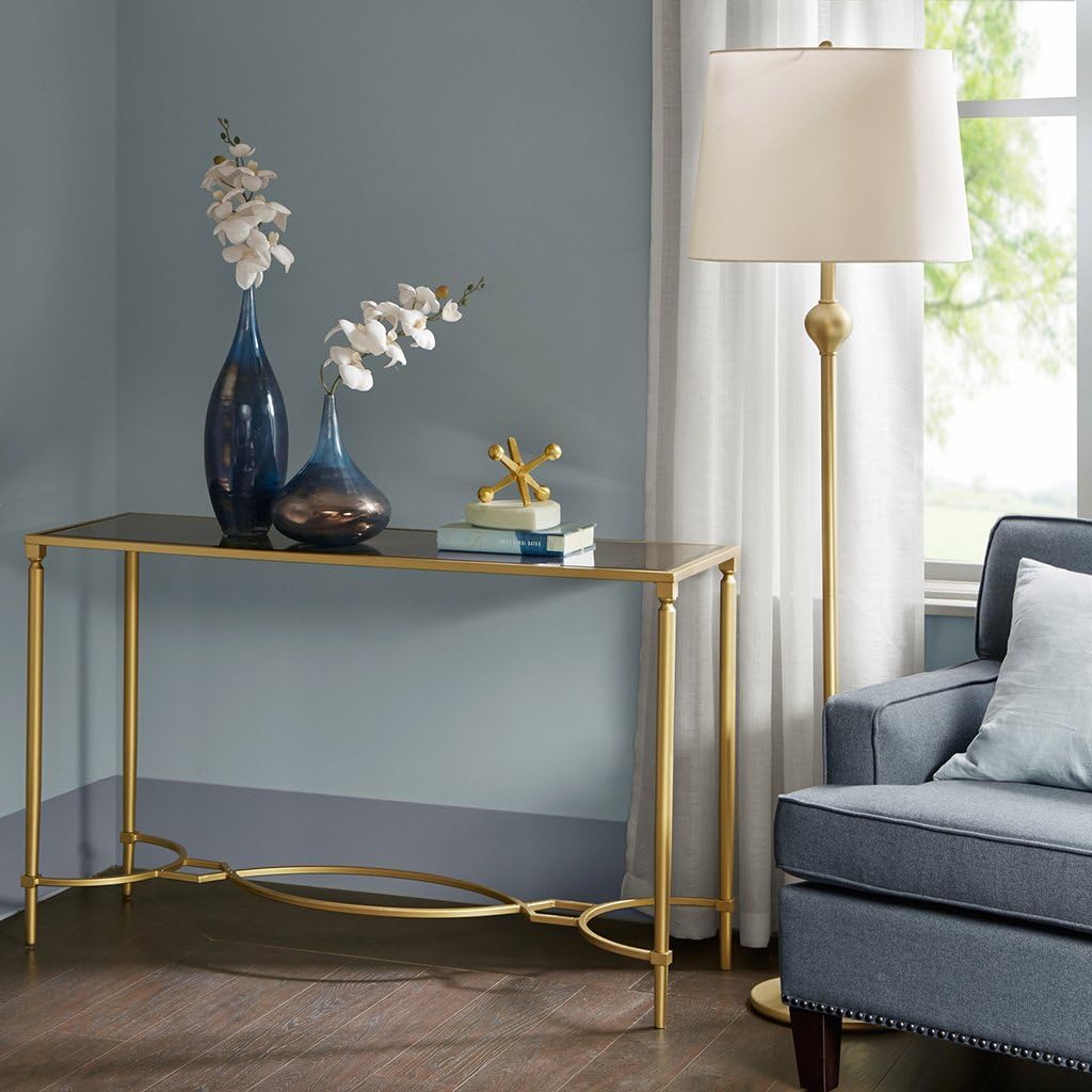 Best mirrored console table gold