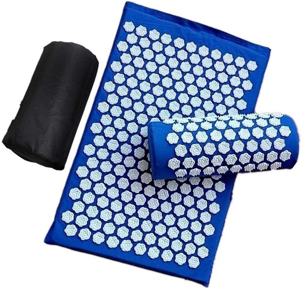 Acupressure Massager Mat Body Head Relieve Stress Pain Yoga Pad Pillow