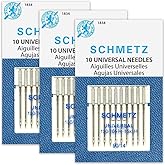 SCHMETZ Universal (130/705 H) Household Sewing Machine Needles - Size 90/14-3 Cards - 30 Needles