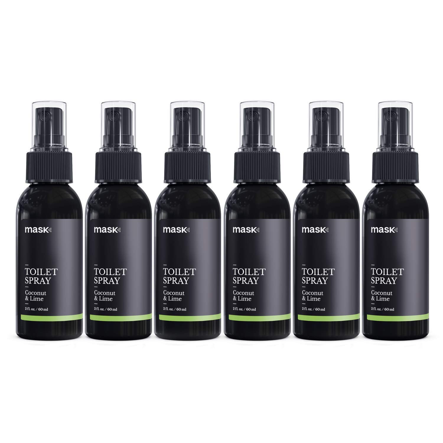 Mask Toilet Spray, Coconut & Lime, 2Ounce, 6Pack, Deodorizer Bathroom Spray Buy Online in