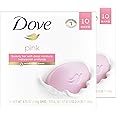 Dove Beauty Bar For Softer Skin Pink More Moisturizing Than Bar Soap 3.75 oz 20 Bars