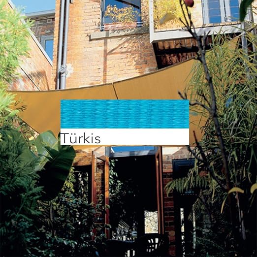 Coolaroo Sonnensegel Quadrat 3,6x3,6m Sonnenschutz Beschattung versch