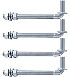 J-Bolt Gate Hinge, Hot-dip Galvanized J Bolt with