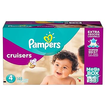 pampers mega box size 4