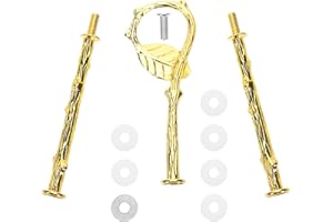 Homoyoyo 3-Tier Gold Alloy Cake Stand Hardware Kit, Heavy-Duty Tiered Tray Fittings for Fruit Plates