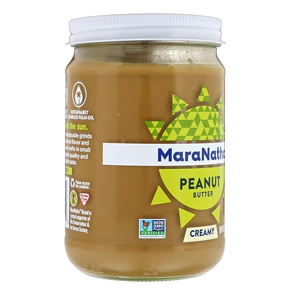 MARANATHA NATURAL CREAMY PEANUT BUTTER SPREAD, NO STIR, 16 OUNCE JAR