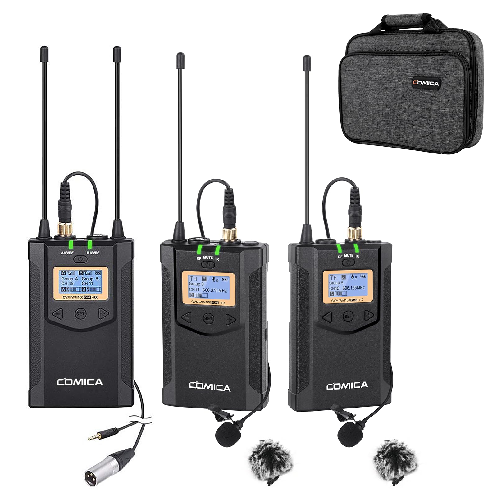 Comica CVM-WM100PLUS - Wireless Microphone System