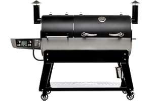 recteq DualFire 1200 Wood Pellet Smoker Grill, Wi-Fi Electric Pellet Grills, Dual Chambers for Hot and Fast + Low and Slow Cooking