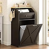 GAZHOME 13 Gallon Tilt Out Trash Cabinet, Upgrade