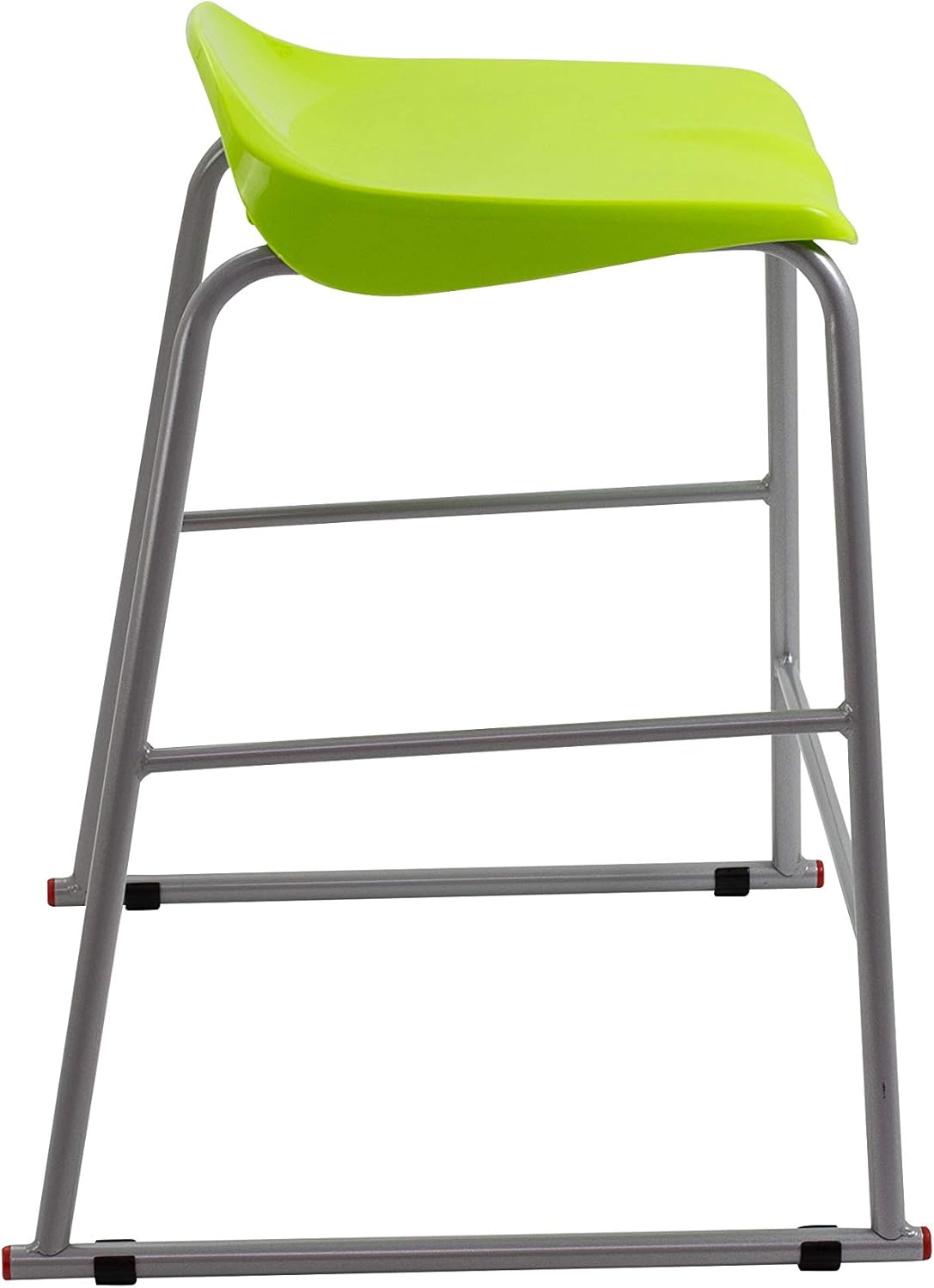 Titan Classroom Stool, Size 4, Ages 79, Lime Green BigaMart