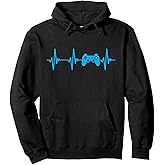 Heartbeat of a Gamer Hoodie Gaming Sweatshirts Gamer Pullover Hoodie