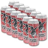 Raptor Energy Drink with Sparkling Fruit Punch Flavor Beverage 16Oz/473ml - Bebida energ&eacute;tica Raptor con bebida de sabor a ponche de frutas espumosas 16Oz/473ml (12 Pack)