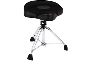 Gibraltar 9608MW2T Oversized Moto Seat Web Top Drum Throne