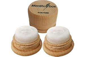 Muvax Menthol Box Menthol Stone, Migraine Stone, Menthol Spa Massage, Natural Menthol Crystals, Helps Relieve Migraines and H