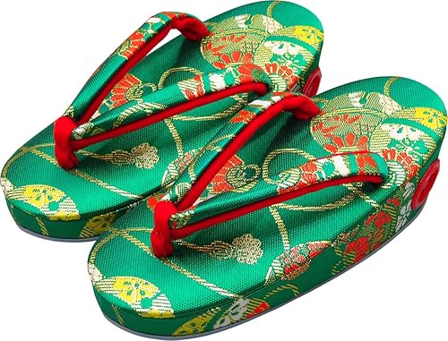 Amazon そなみ呉服店 七五三 女の子 草履 小 3歳用 16 5ｃｍ 緑 鈴 下駄 草履