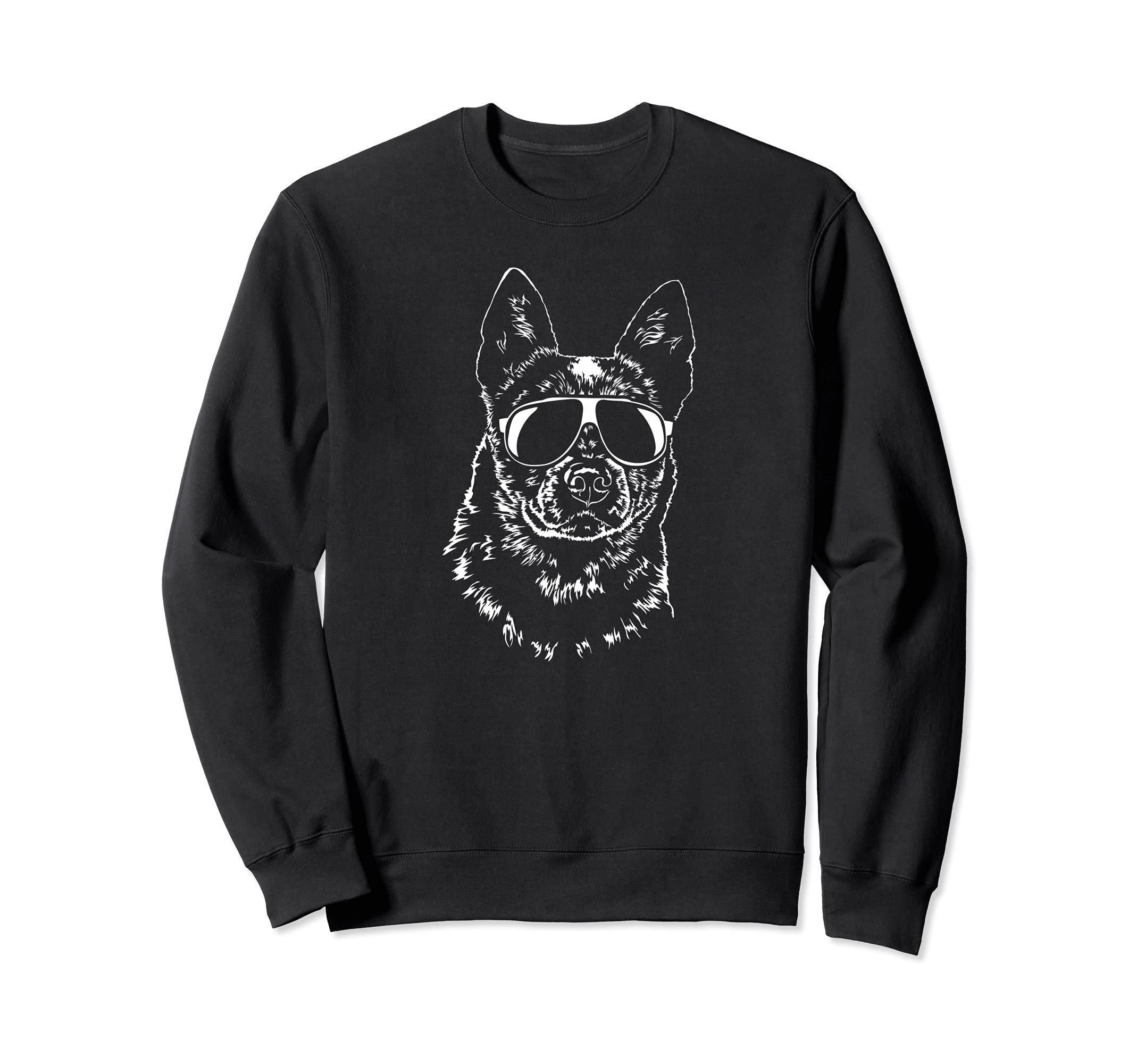 Funny Proud Blue Heeler Cattle Dog sunglasses cool dog Sweatshirt