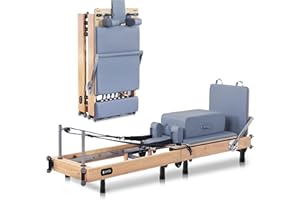 EgnFg Pilates Reformer Machine, Premium Foldable Pilates Reformer, Durable and Quiet, Pilates Equipment for Home Workouts with Reformer Accessories and Reformer Pilates Box