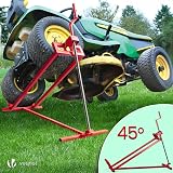 VOUNOT Ride on Mower Jack Lift Telescopic 400kg Red Garden Tractor Lift view 2