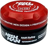 Nishman M3 Hair Styling Matte Paste Wax 100g Flexible Hold Natural Look view 2