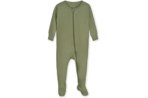 Gerber Unisex Baby Toddler Buttery-Soft Snug Fit Footed Pajamas with Viscose Made with Eucalyptus