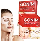 GONIM Under Eye Patches with Salmon DNA, Collagen Peptide, Caffeine & Retinol, Eye Patches for Puffy Eyes and Dark Circles with PDRN, Eye Masks for Dark Circles and Puffiness, Gifts for Women, 4pairs