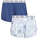 Lucky Brand Women's Pajama Bottoms – Ultra-Soft 2 Pack Sleep and Lounge Sweat Shorts, Cortos de Pijama para Mujer