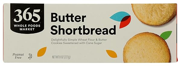 365 BY WHOLE FOODS MARKET, BUTTER SHORTBREAD, 8 OZ