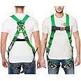 Palmer Safety Construction Harness 5 Point Adjustment, Back D-Ring, Grommet Legs, Multiple Styles I OSHA ANSI Compliant