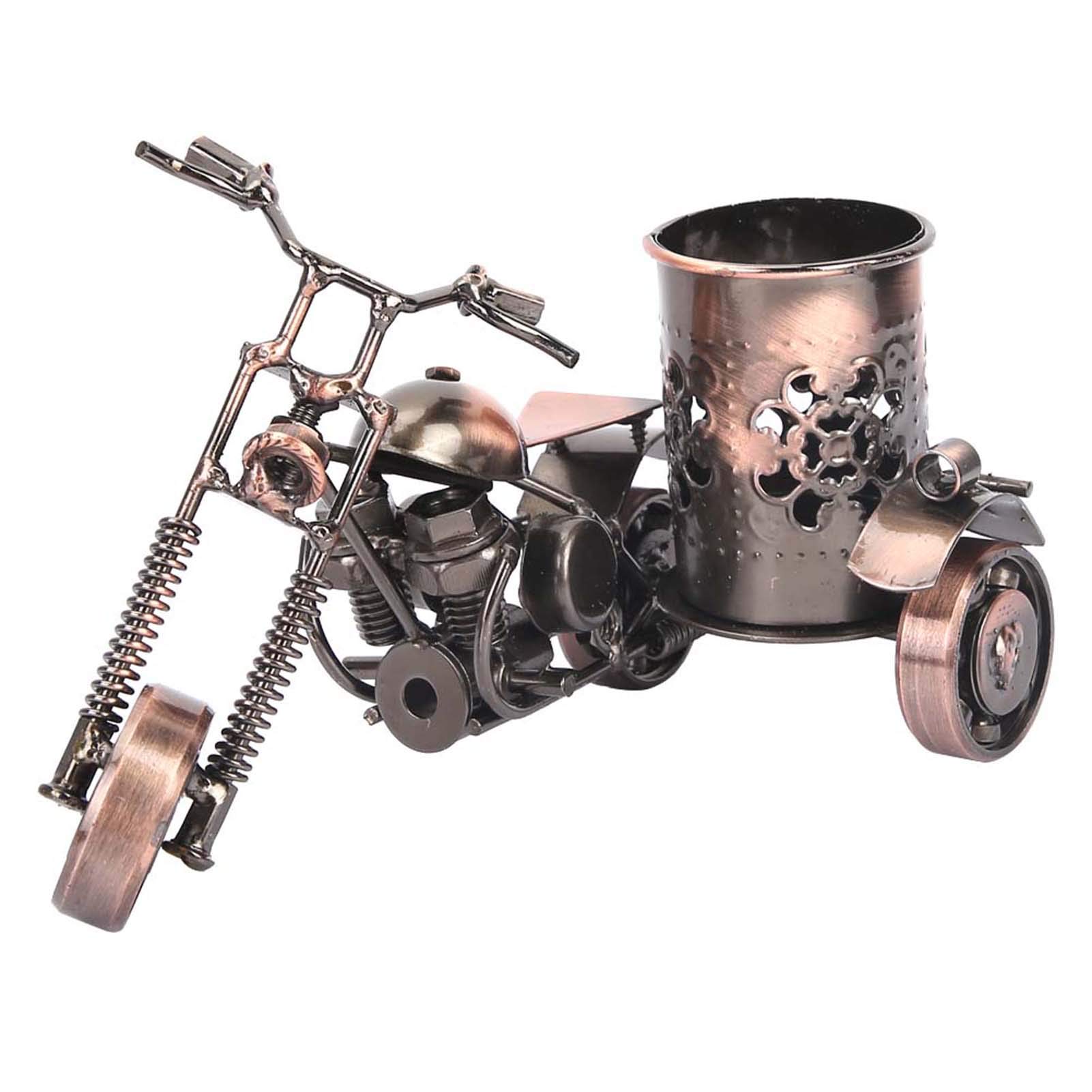Retro Motorcycle Model Pen Holder, Motorcycle Model Motorcycle Pen Holder, for Decoration Office