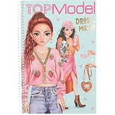 Depesche 13486 TOPModel Dress Me Up Sticker Book with 20 Pages of Pre-Printed DIY Template Designs Including 7 Sheets of Stickers