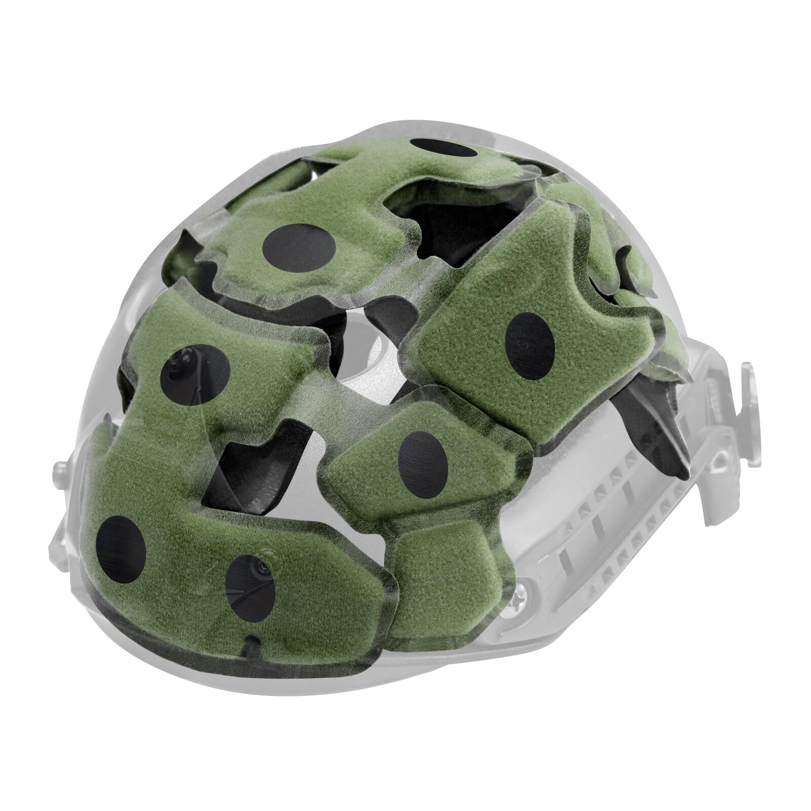 Yzpacc Tactical Helmet Padding Kit, Universal Replacement Helmet Internal Memory Foam Padding Kit Protective Mat for ACH MICH FMA EXF Cycle Bicycle Motorcycle