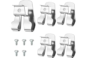 Belt Clip for Ryobi, 5Pcs Drill Clip for Tool Belt 633586002 636181001 Replacement Part with Screws, Stainless Steel Driver H