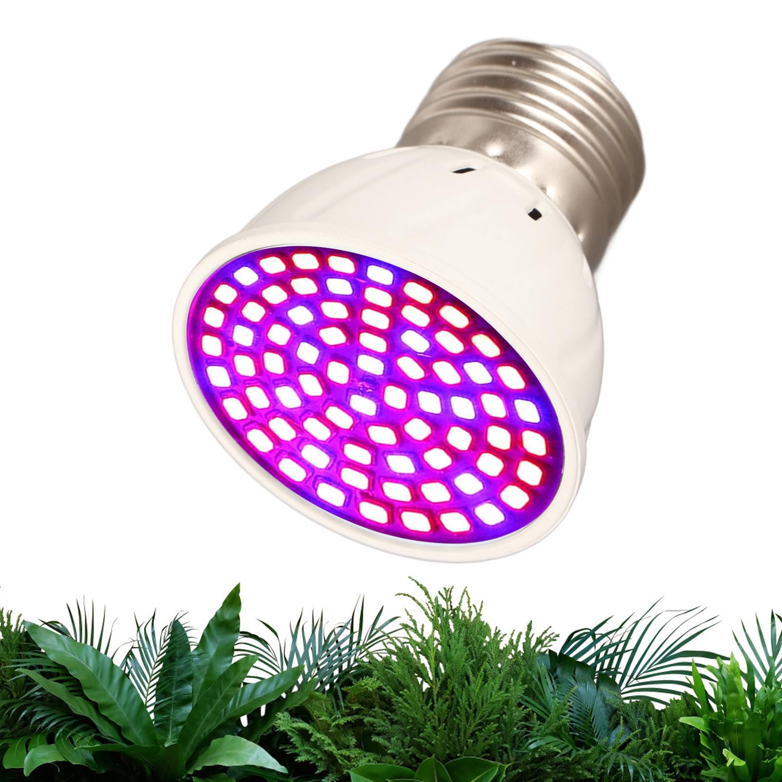 Pilipane Plant Growing Light Bulb,Grow Light Bulb,36W LED Grow Light Bulb, Daylight Full Spectrum Lamp,E27 Plants Growing Light Bulb,Plant Flower Hydroponic Bulb for Vegetables Greenhouse Seedlings